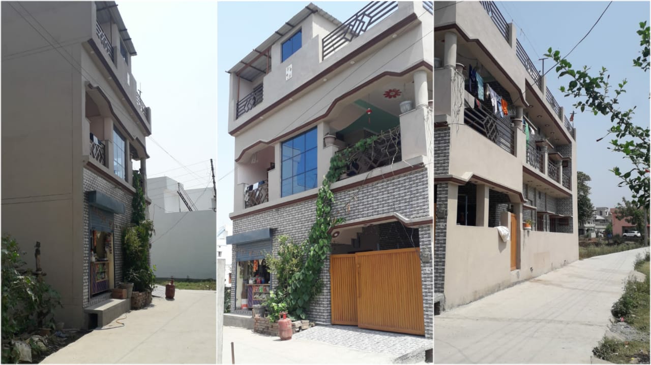 3BHK Duplex House with 1 Shop, on 2 Side Road for Sale